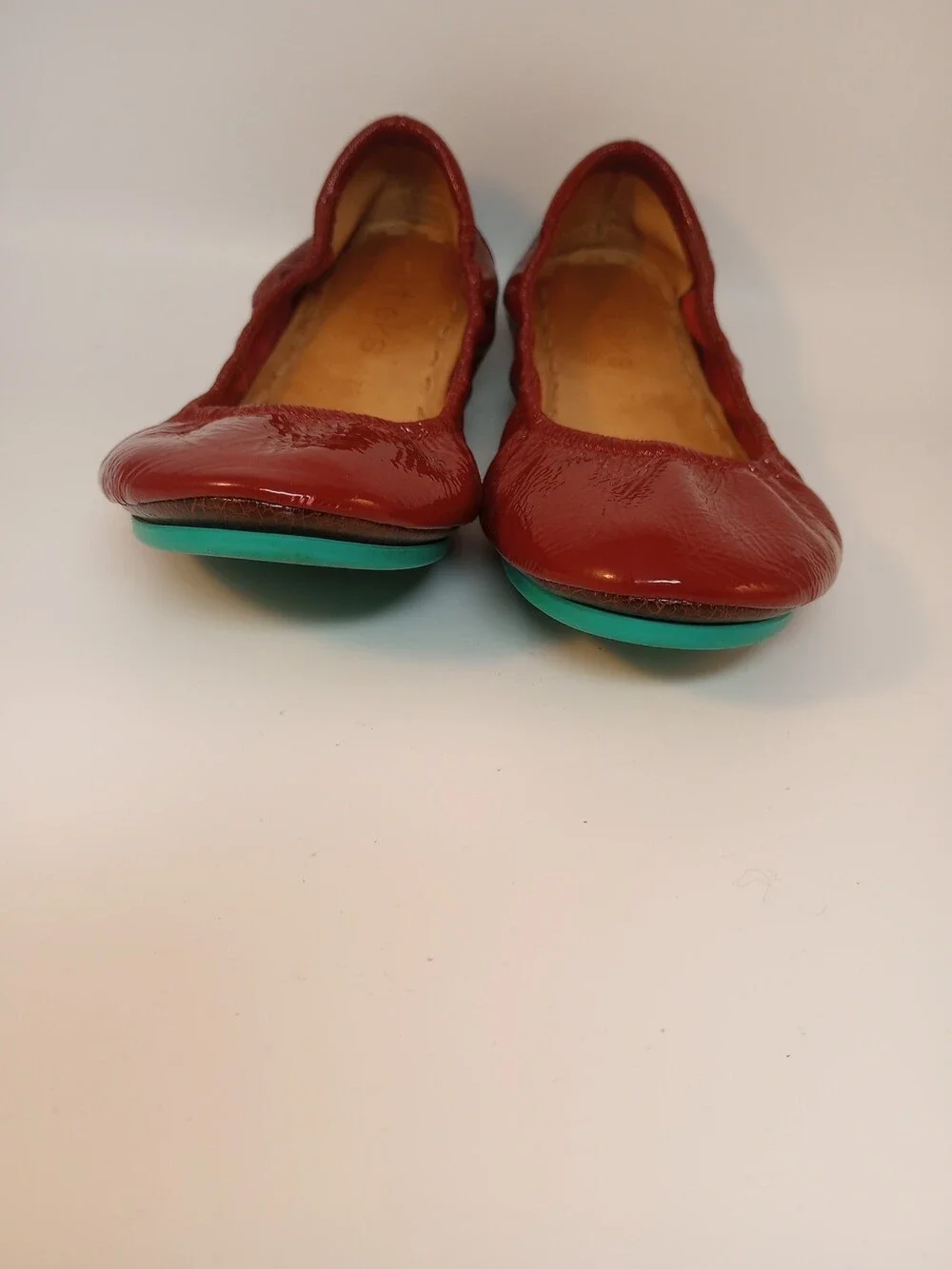 Tieks Women’s Size 7M Ruby🍒Red Patent Leather Foldable Ballet Flats Shoes
